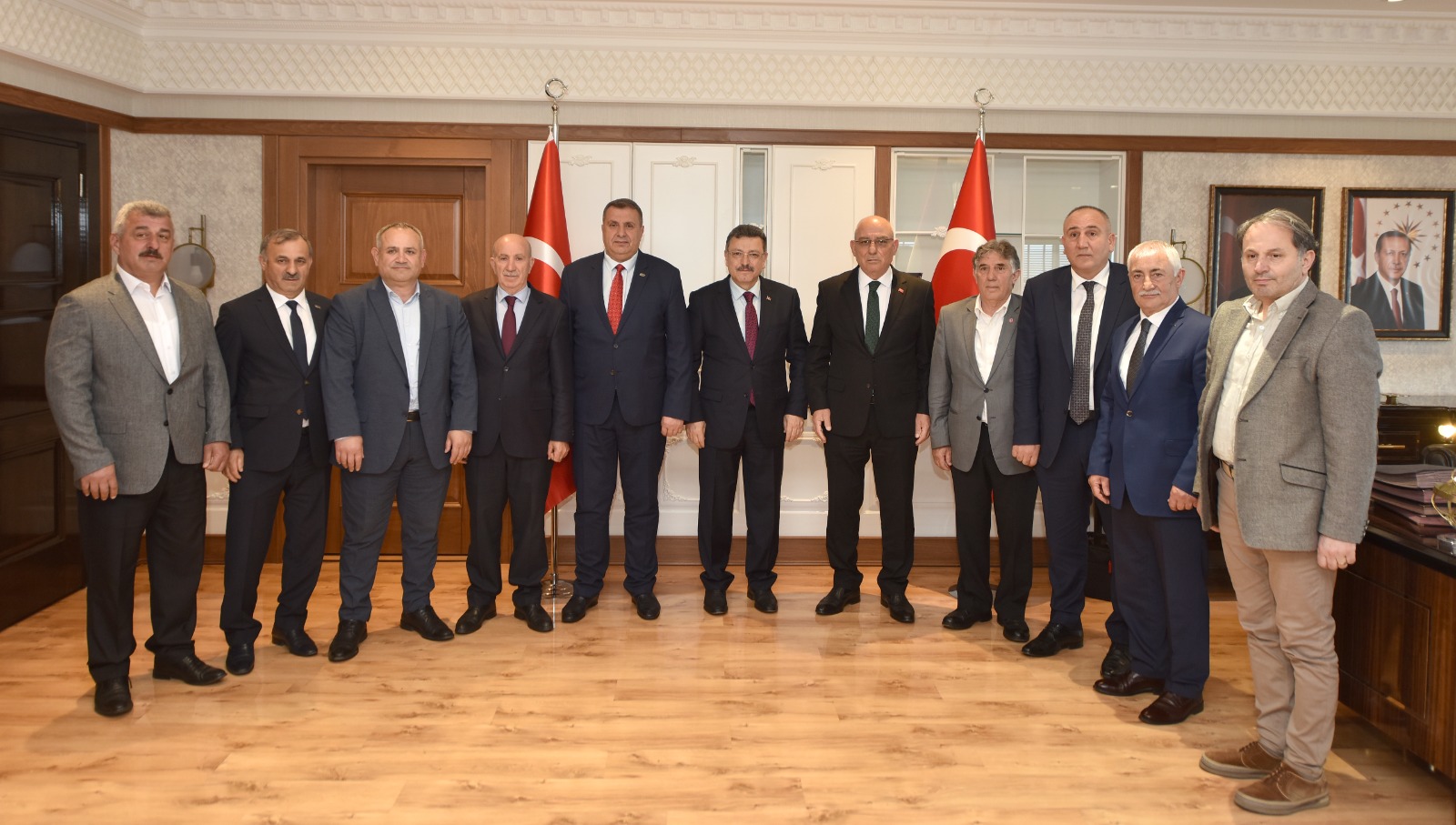 TESOB heyetinden Başkan Genç’e hayırlı olsun ziyareti