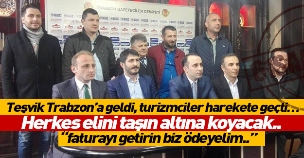 Tevik Trabzona geldi,turizmciler harekete geti