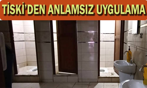 TİSKİ'den Anlamsız Uygulama