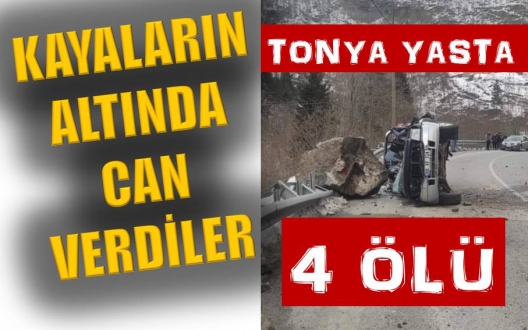 Tonyada Feci Kaza: 4 l

