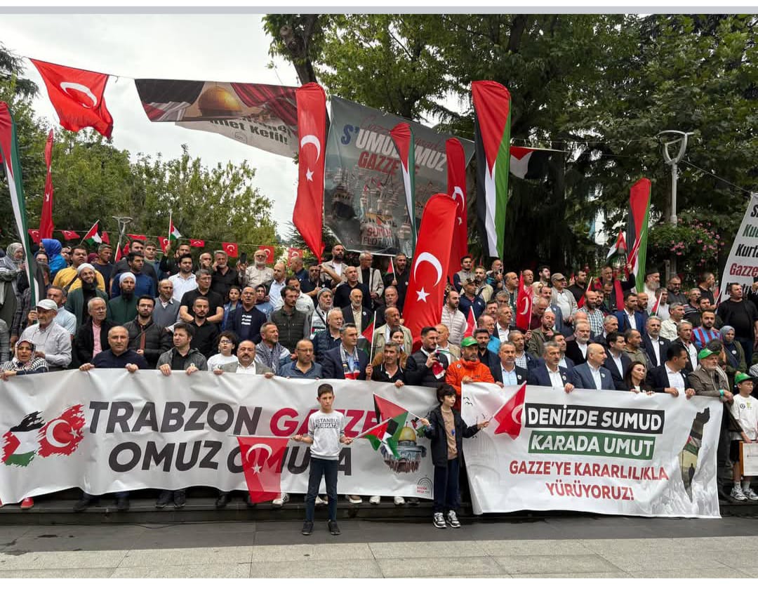 Trabon Gazze'ye destek iin yrd