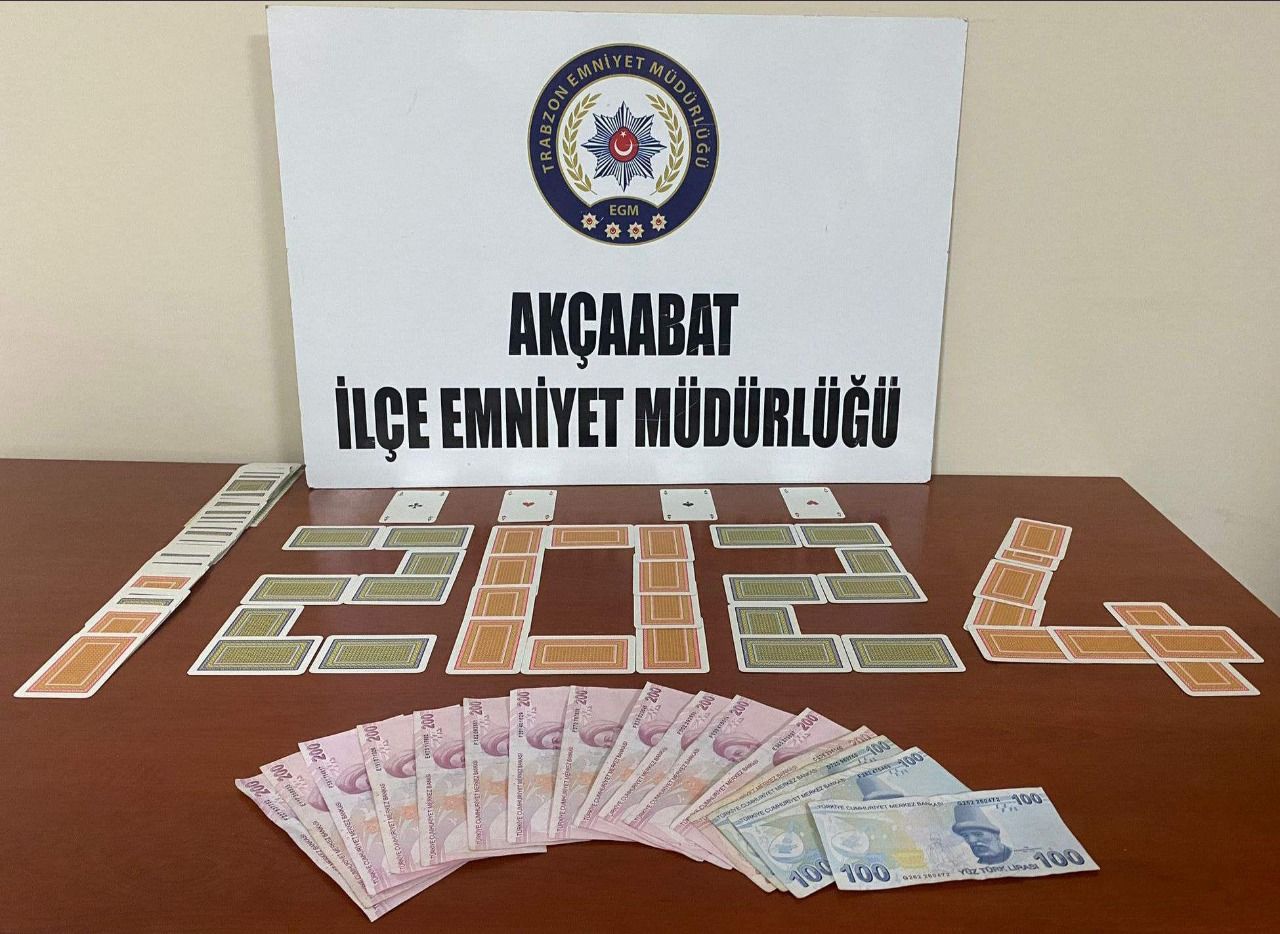 Trabzon Akaabat'ta kumar oynayanlara ceza yad!
