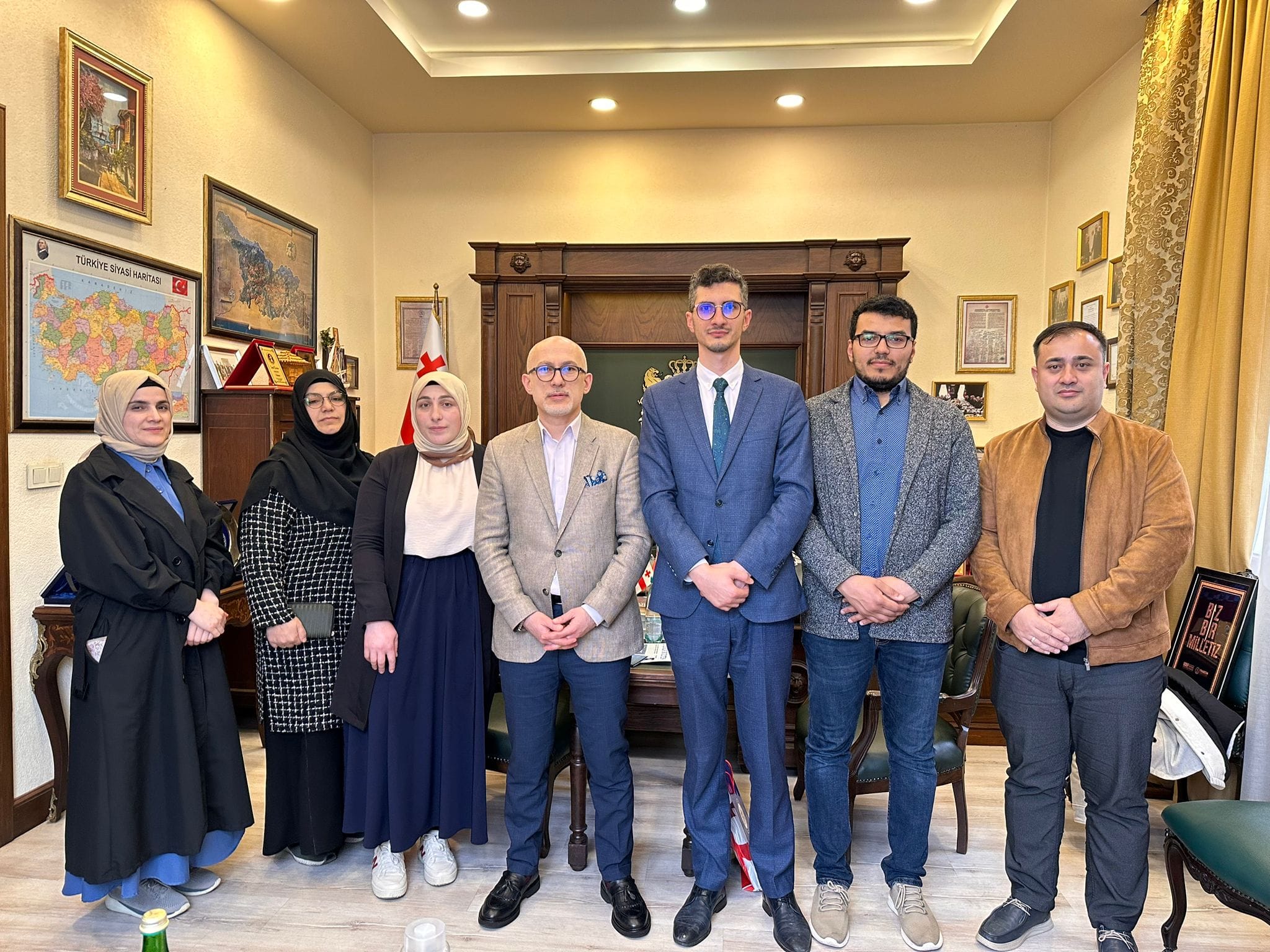 Trabzon Uluslararası Öğrenci Derneği Gürcistan Başkonsolosluğu’nu Ziyaret Etti