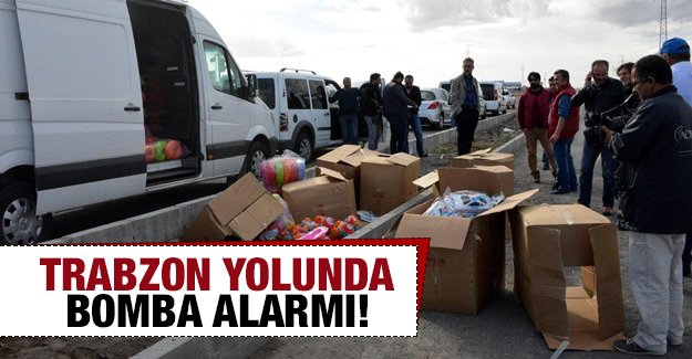 Trabzon'a gelen minibüs korkuttu