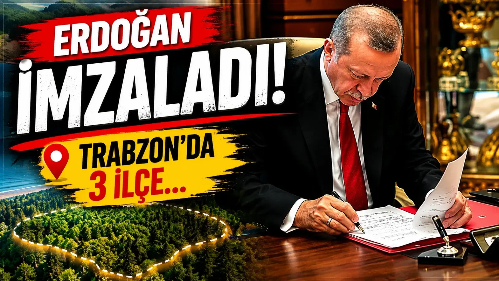 Trabzon’da 3 ilçede bazı alanlar orman vasfından çıkarıldı