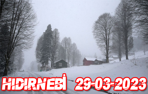 Trabzon'da beklenen kar geldi!
