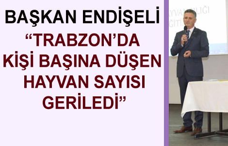 Trabzonda kii bana den hayvan says geriledi

