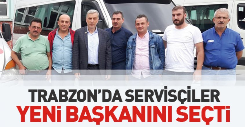 Trabzon'da servisiler bakann seti 