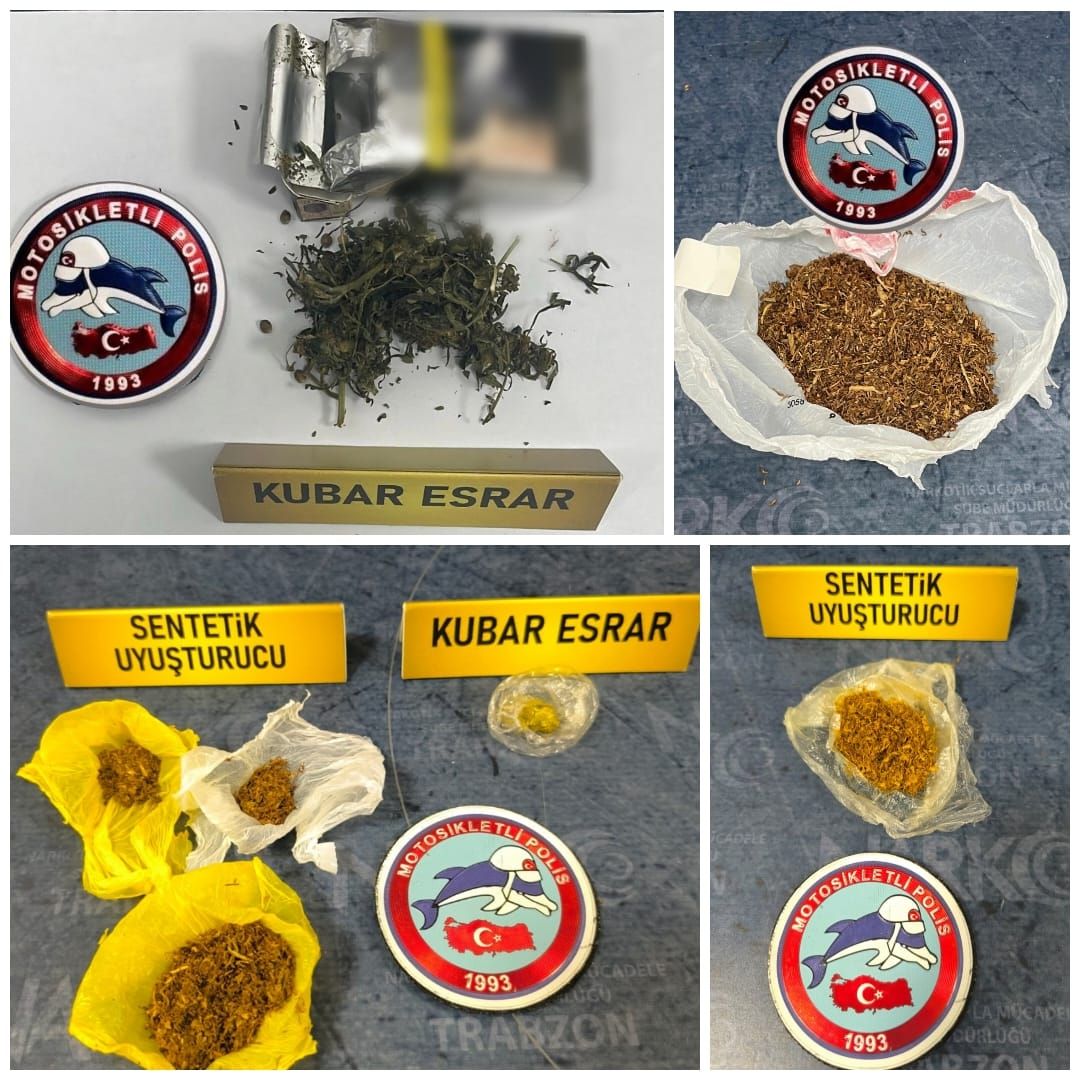 Trabzon’da Uyuşturucu Operasyonu