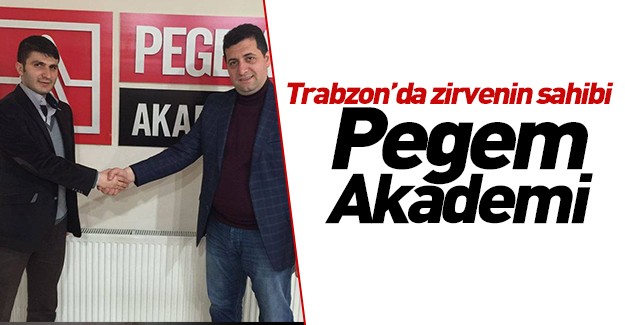 Trabzon'da zirvenin sahibi Pegem Akademi

