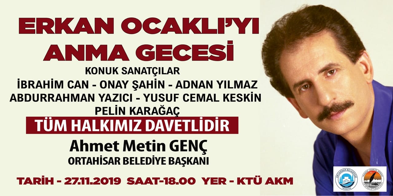 Unutulmaz sanat Erkan Ocakl anlacak!

