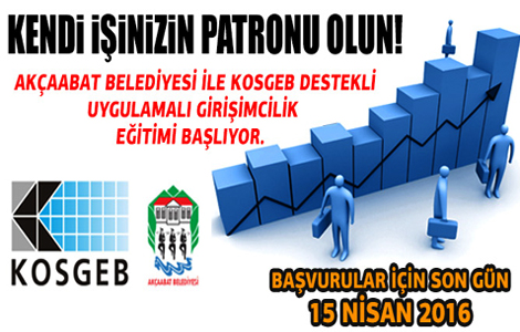 Uygulamal Giriimcilik Eitimi Bavuru lan
