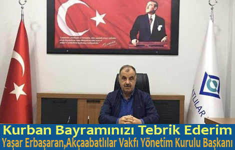 VAKIF BAKANINDAN BAYRAM MESAJI