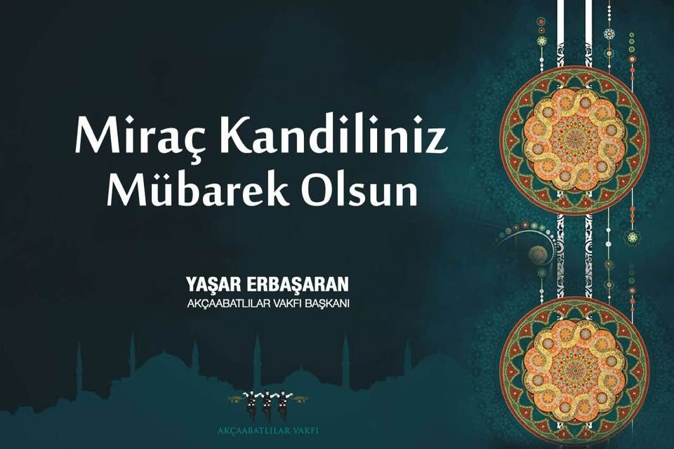 VAKIF BAKANINDAN KANDL MESAJI