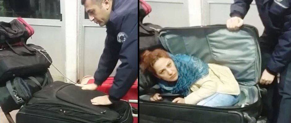 VALİZDEN KADIN ÇIKTI