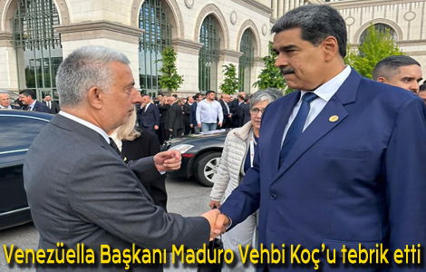 Venezella Bakan Maduro Vehbi Kou tebrik etti! 
