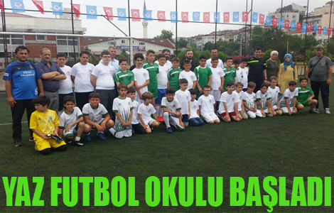 Yaz Futbol Okulu başladı

