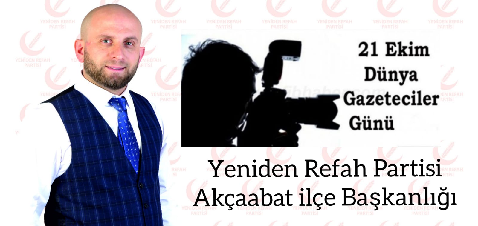 Yeniden Refah  Partisi ile bakan mesaj yaynlad.