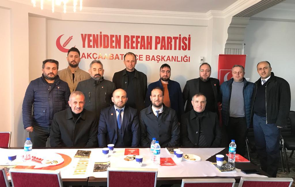 YENİDEN REFAH AKÇAABAT İYİ PARTİYİ MİSAFİR ETTİ.