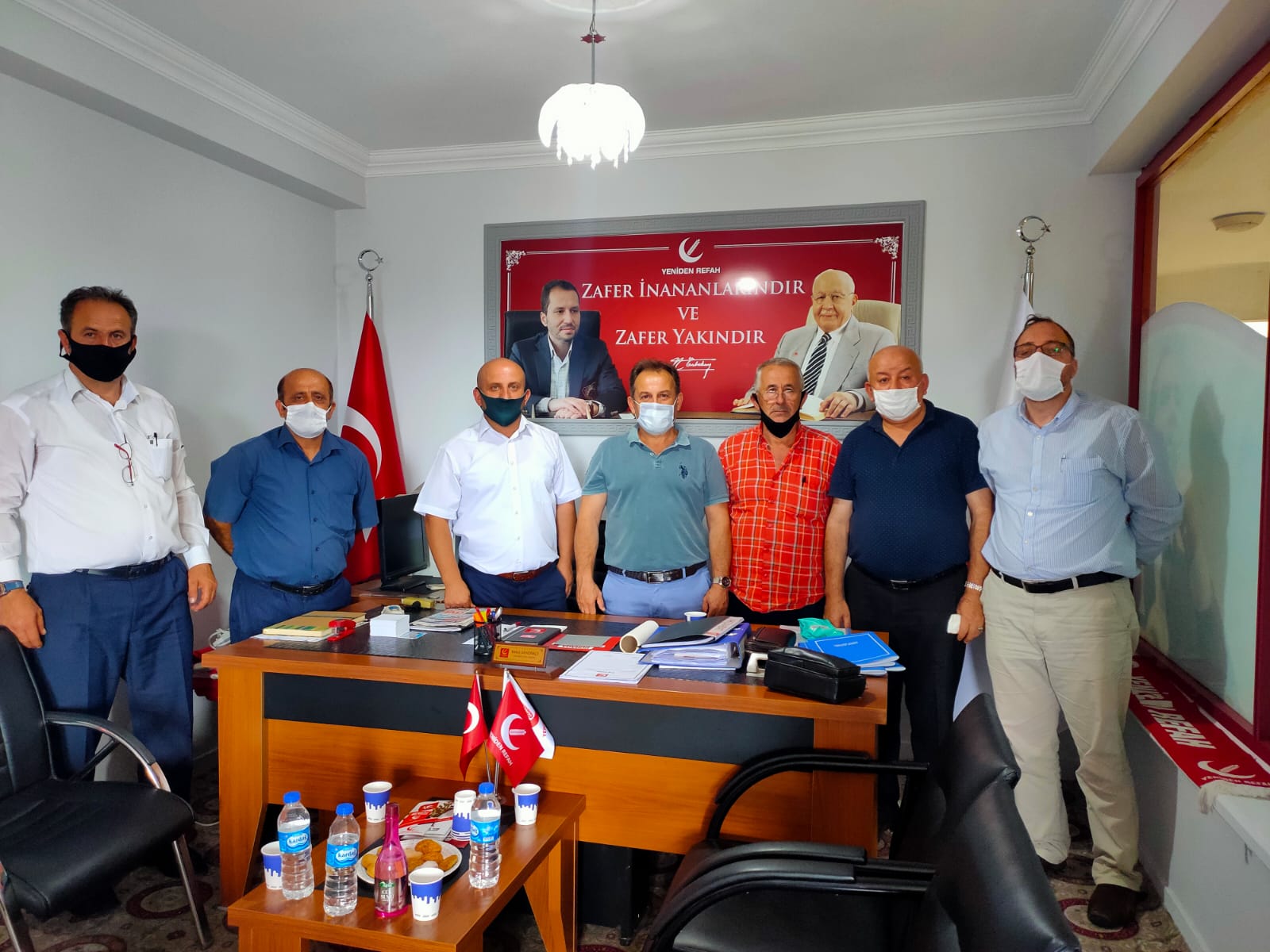 Yeniden Refah Chp'yi misafir etti.