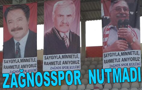 Zağnosspor’dan vefa örneği.